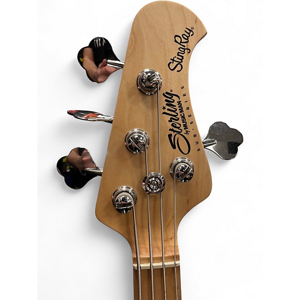 Used Sterling by Music Man RAY4HH Olive Electric Bass Guitar