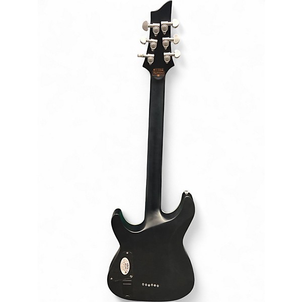 Used Schecter Guitar Research C1 Platinum Trans Black Solid Body Electric Guitar