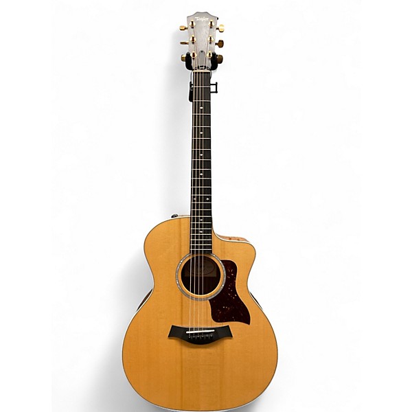 Used 2022 Taylor 214CE Deluxe Koa Natural Acoustic Electric Guitar