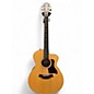 Used 2022 Taylor 214CE Deluxe Koa Natural Acoustic Electric Guitar thumbnail