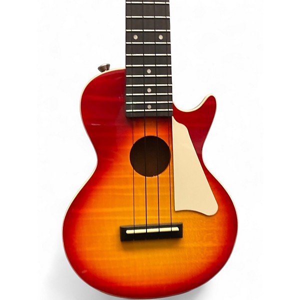 Used Epiphone Les Paul Acoustic-Electric Concert Cherry Sunburst Ukulele