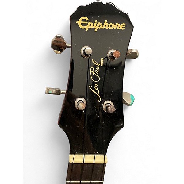 Used Epiphone Les Paul Acoustic-Electric Concert Cherry Sunburst Ukulele