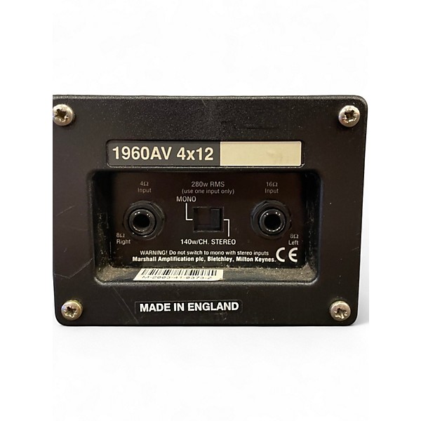 Used Marshall 2551AV Jubilee Guitar Cabinet