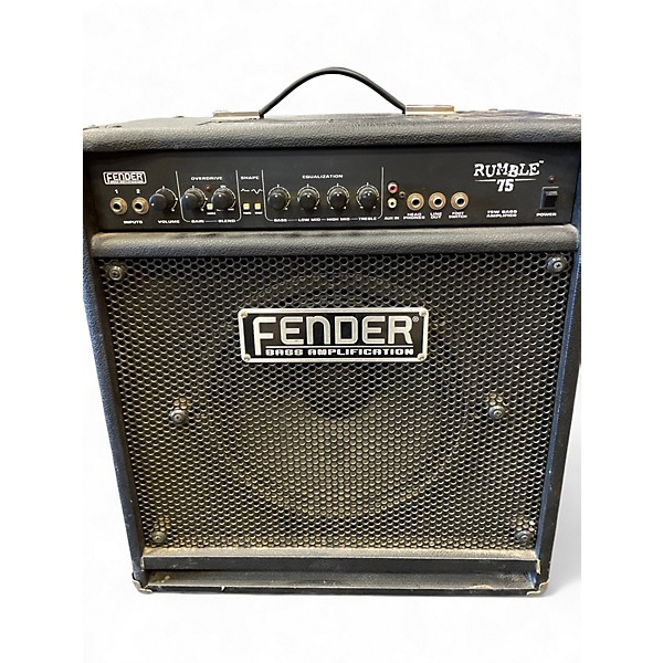 Used Fender Rumble 75 75W 1x12 Bass Combo Amp