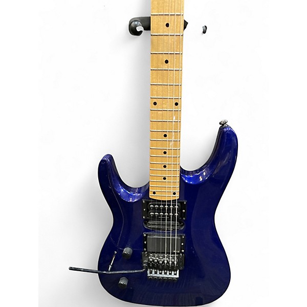 Used Kramer Striker Left Handed Blue Solid Body Electric Guitar
