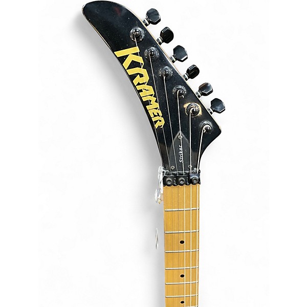 Used Kramer Striker Left Handed Blue Solid Body Electric Guitar