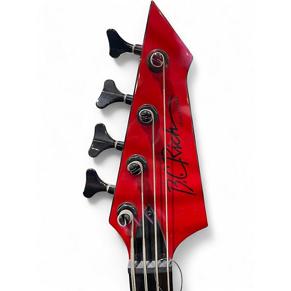 Used B.C. Rich Ironbird mk1 legacy series red Electric Bass Guitar