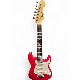 Used Squier Mini Affinity Stratocaster Flat Red Electric Guitar