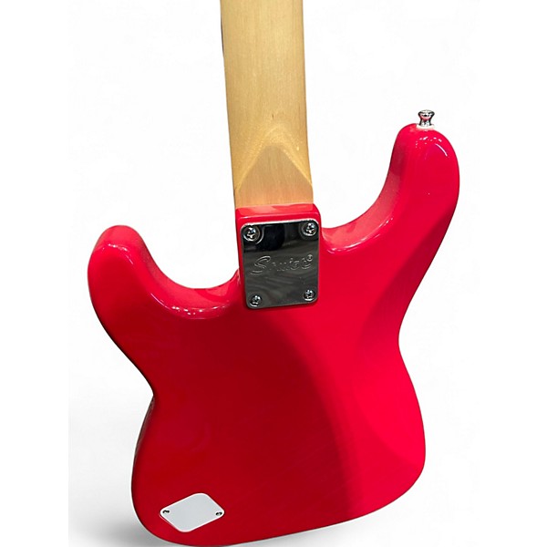 Used Squier Mini Affinity Stratocaster Flat Red Electric Guitar
