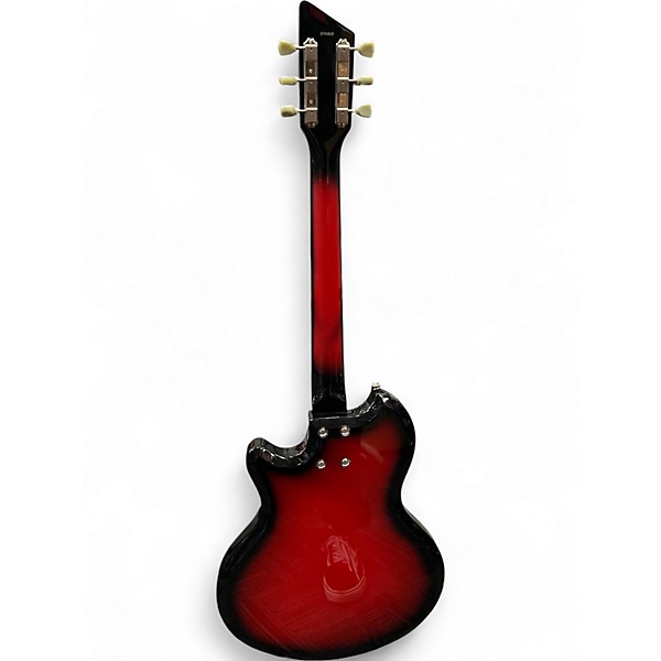 Used Eastwood AIRLINE TOWN AND COUNTRY DLX RED Solid Body Electric Guitar