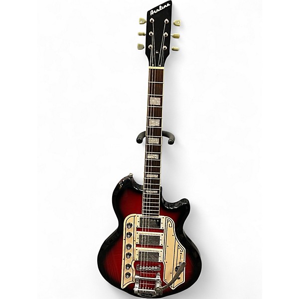 Used Eastwood AIRLINE TOWN AND COUNTRY DLX RED Solid Body Electric Guitar