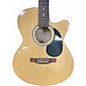 Used Fender FA135CE Concert Natural Acoustic Electric Guitar