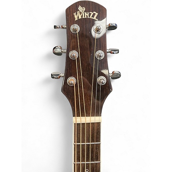 Used Winzz AFM16E-SD-41 Sunburst Acoustic Electric Guitar