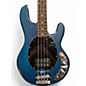 Used Sterling by Music Man Sub 4 Ocean Blue Electric Bass Guitar thumbnail
