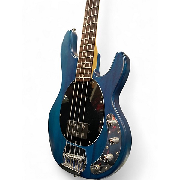Used Sterling by Music Man Sub 4 Ocean Blue Electric Bass Guitar