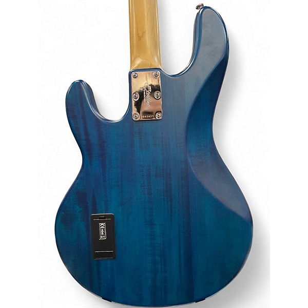 Used Sterling by Music Man Sub 4 Ocean Blue Electric Bass Guitar