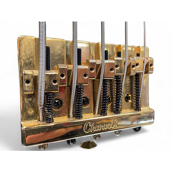 Used Charvel Pro Mod San Dimas JJ V Lambo Green Metallic Electric Bass Guitar