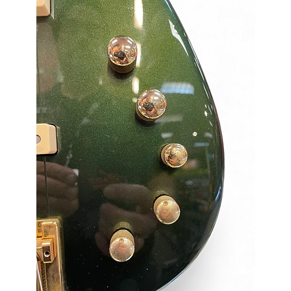 Used Charvel Pro Mod San Dimas JJ V Lambo Green Metallic Electric Bass Guitar