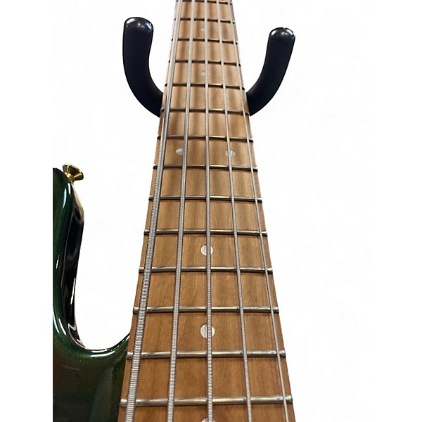 Used Charvel Pro Mod San Dimas JJ V Lambo Green Metallic Electric Bass Guitar