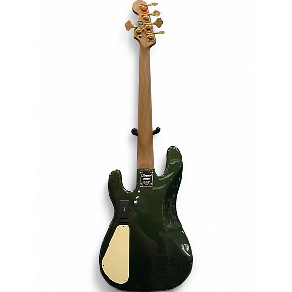 Used Charvel Pro Mod San Dimas JJ V Lambo Green Metallic Electric Bass Guitar