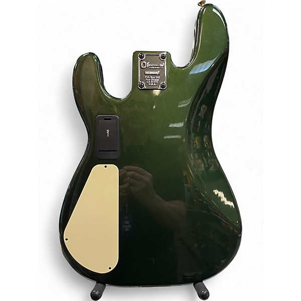 Used Charvel Pro Mod San Dimas JJ V Lambo Green Metallic Electric Bass Guitar