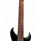 Used Ibanez RGMS8 Black Solid Body Electric Guitar