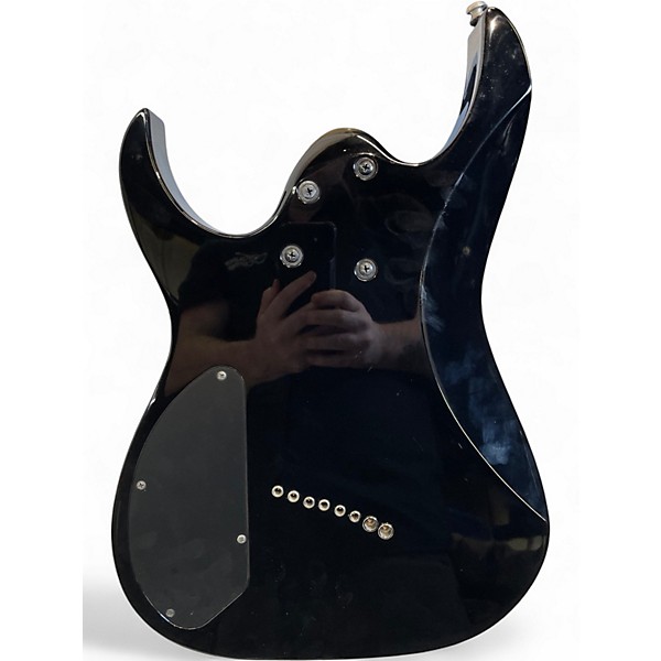 Used Ibanez RGMS8 Black Solid Body Electric Guitar