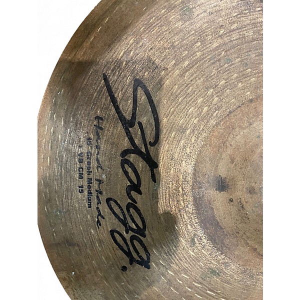 Used Stagg 15in VB Hand Made Medium Crash Cymbal