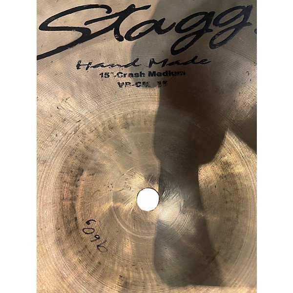 Used Stagg 15in VB Hand Made Medium Crash Cymbal