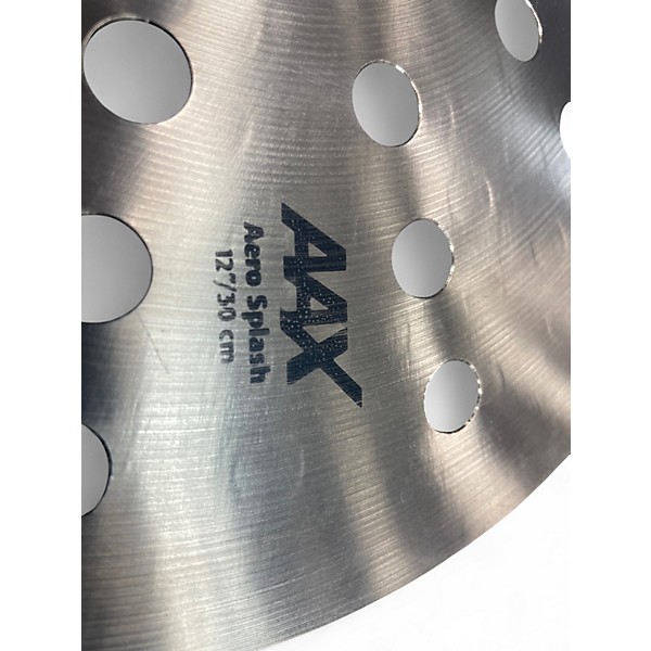 Used SABIAN 12in AAX AERO SPLASH Cymbal