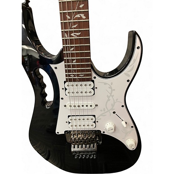 Used Ibanez JEMJR Black Solid Body Electric Guitar