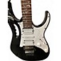 Used Ibanez JEMJR Black Solid Body Electric Guitar