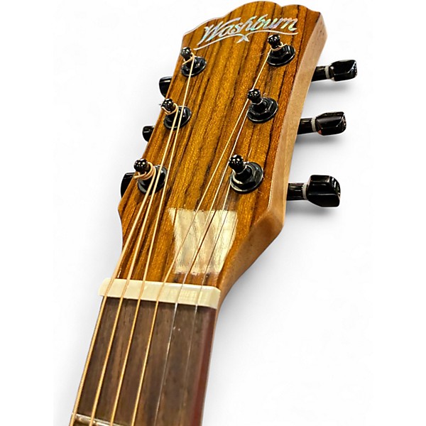 Used Washburn Vite S9V Bella Tono Studio Gloss Charcoal Burst Acoustic Electric Guitar