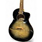 Used Washburn Vite S9V Bella Tono Studio Gloss Charcoal Burst Acoustic Electric Guitar