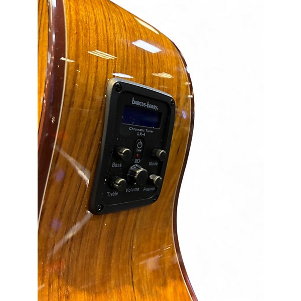 Used Washburn Vite S9V Bella Tono Studio Gloss Charcoal Burst Acoustic Electric Guitar