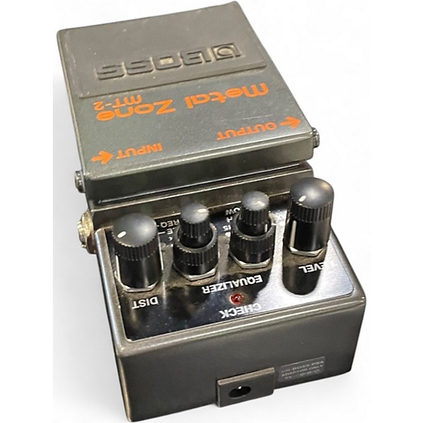 Used BOSS MT2 Metal Zone Distortion Effect Pedal
