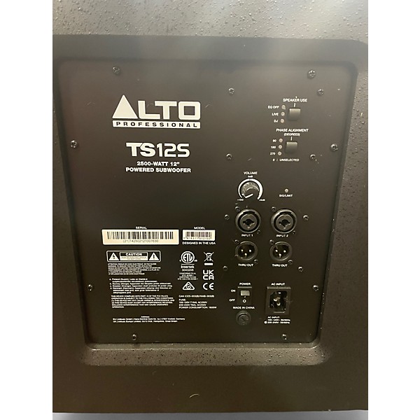 Used Alto TS12S Powered Subwoofer