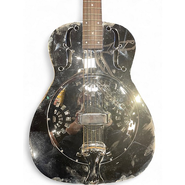 Used Galveston RESONATOR Chrome Resonator Guitar