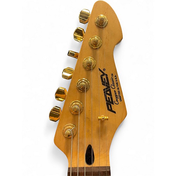 Used Peavey Cropper Classic Flametop Emerald Green Solid Body Electric Guitar