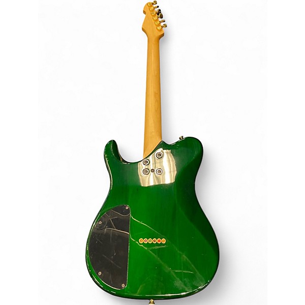 Used Peavey Cropper Classic Flametop Emerald Green Solid Body Electric Guitar