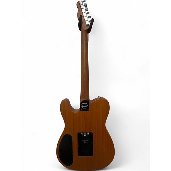 Used Fender Acoustasonic Player Telecaster white Acoustic Electric Guitar