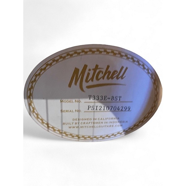 Used Mitchell T333E-BST Tobacco Burst Acoustic Electric Guitar