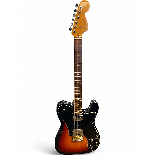 Used Fender American Professional II Telecaster Deluxe 3 Color Sunburst Solid Body Electric Guitar