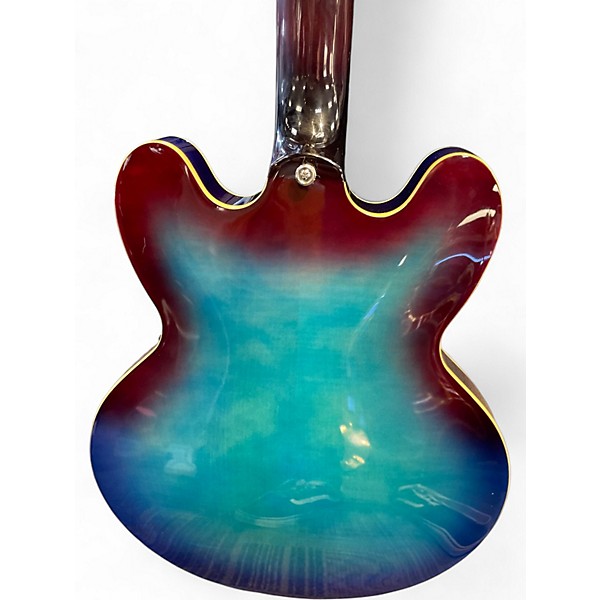 Used Epiphone ES335 Figured Blueberry Burst Hollow Body Electric Guitar