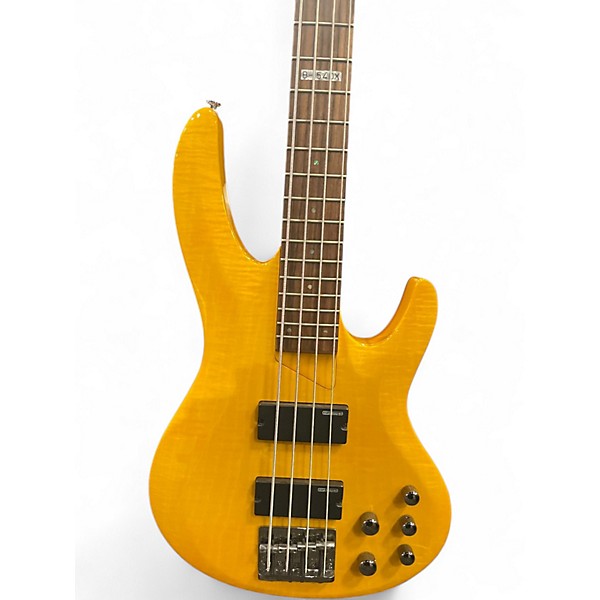 Used ESP LTD B154DX MUSTARD Electric Bass Guitar