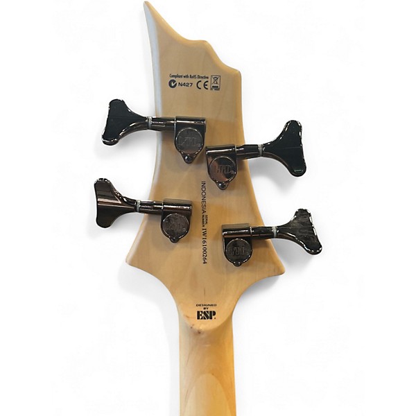 Used ESP LTD B154DX MUSTARD Electric Bass Guitar