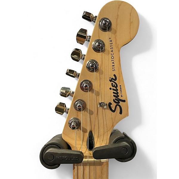 Used Squier Affinity Stratocaster Black Solid Body Electric Guitar