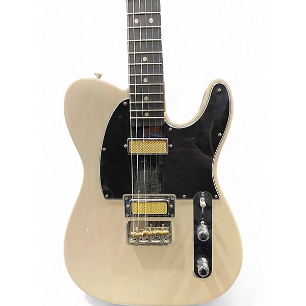 Used Fender Gold Foil Telecaster White Blonde Solid Body Electric Guitar