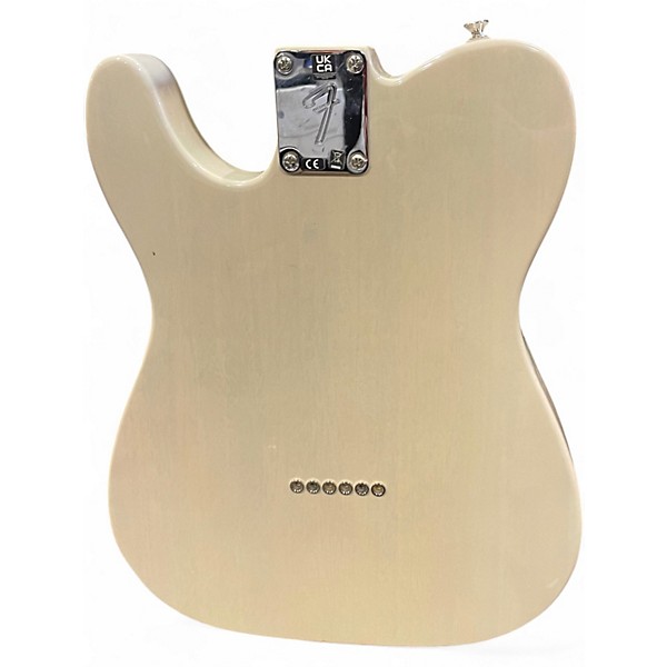 Used Fender Gold Foil Telecaster White Blonde Solid Body Electric Guitar
