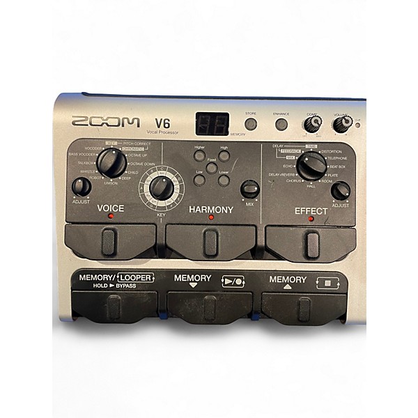 Used Zoom V6 Vocal Processor Vocal Processor